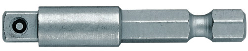 870/4/B 100 Mandrel-shank for end heads DR 3/8", shank 1/4" E 6.3, 100 mm, for machine mode