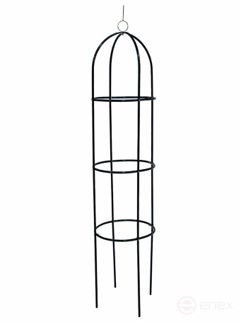 Geoplastboard support for roses, collapsible, height 185cm, metal