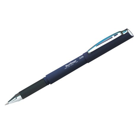 Ручка гелевая Berlingo "Silk" синяя, 0,5 мм, блистер