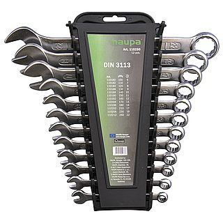 A set of wrenches with a ring /mouth, 12 pcs.