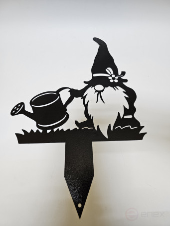 Large garden figurine "Gnome with watering can"