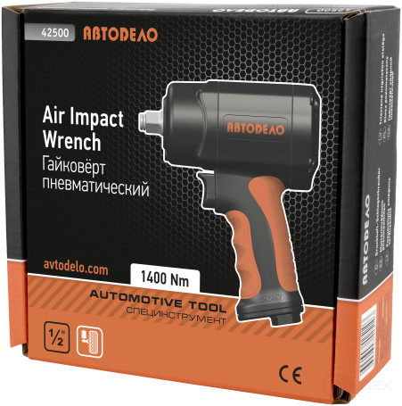 Pneumatic Wrench DR1/2" 1400 Nm (L-155 mm) Avtodor 42500