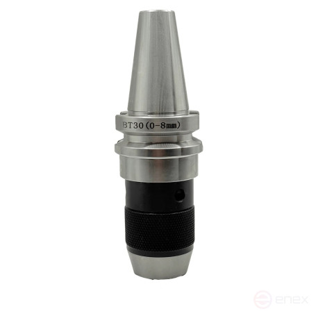 Self-locking drilling chuck PSS 8.0 (0-8.0), with shank BT30, type BT30-APU08-80 TORNERI T027209