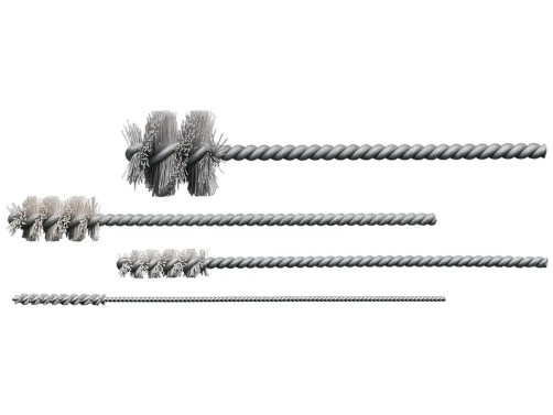 Щетка ерш IBE, 125*25 мм, диаметр 20 мм, нейлон абразив/оксид алюминия К 600/0,30 мм, хвостовик 4,7 мм