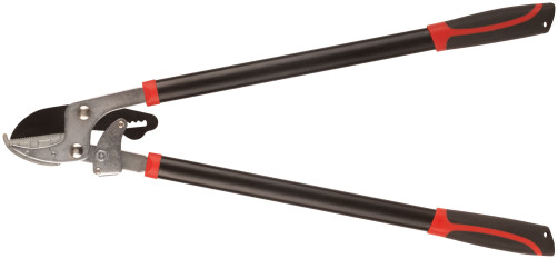 Knot cutter, blades 85 mm, anvil, ratchet mechanism, metal.handles with a slot.handles 730 mm
