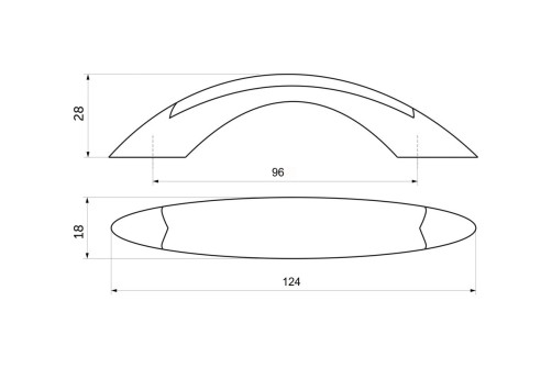 The handle is meb. the bracket is plastic. PATREX No.10, 96 gold/white AKS