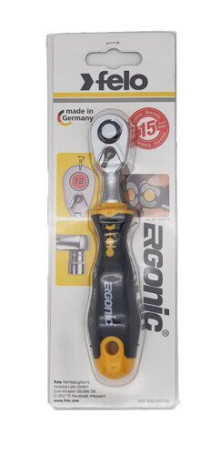 Felo Ratchet 1/4" Ergonic in Blister 49763541