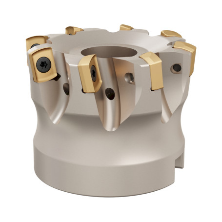 Торцевая фреза LNMT 0603 Krly 52x22 мм, Z-8, с высокоскоростной подачей