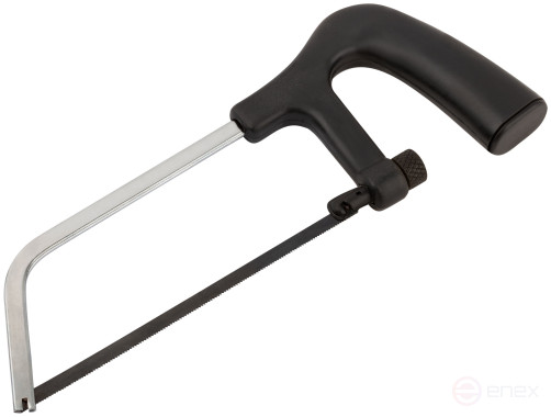 Metal hacksaw mini 150 mm, plastic black handle