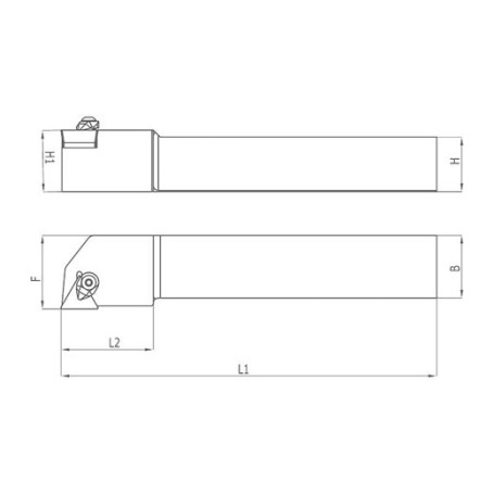 Heikenei Ctgpr Tpun 1103/1603/2204 Holder for External turning HEI.1038100