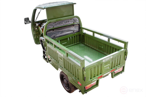 Грузовой электротрицикл Rutrike Гермес 1500 60V1200W, темно-зеленый