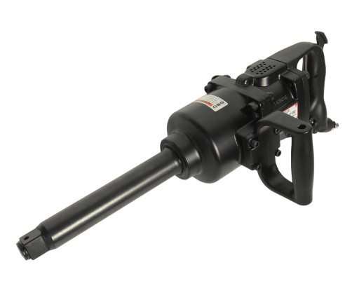 Pneumatic wrench 1" 3390Nm 4800rpm 90PSI spindle 8" Impact lightweight L=570mm JTC