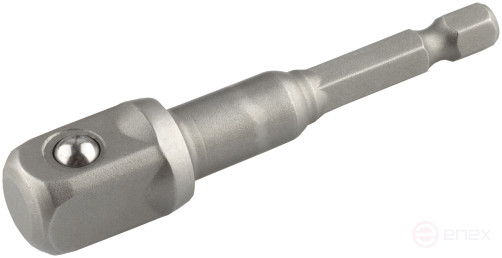 Adapter holder for heads and inserts (1/2"<-->HEX1/4", L=73mm) Avtodor 44803