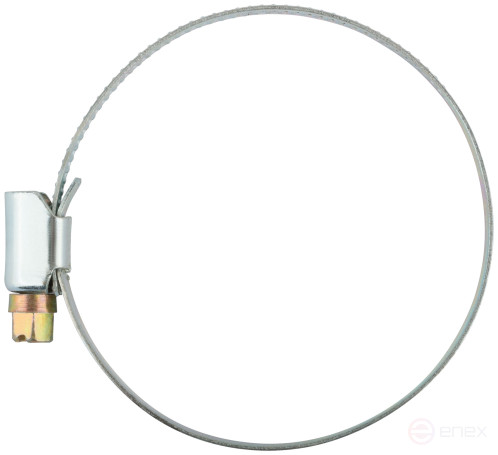 Crimping knurled clamp (galvanized steel) 50-70 mm