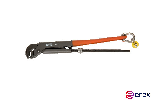 2 1/2" Universal pipe wrench with mounting ring for working at height, 557 mm