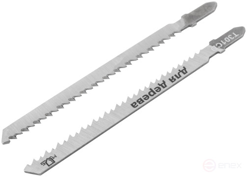 Blades for electric jigsaw, T301CD, wood, HCS, 116 mm, 2 pcs.