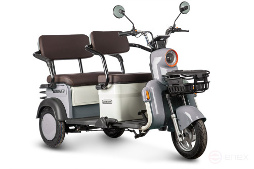 Electric tricycle Rutrike Gelbert Beta 48V/60V 800W, grey-white