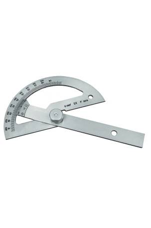Protractor with vernier 4 UM, with verification