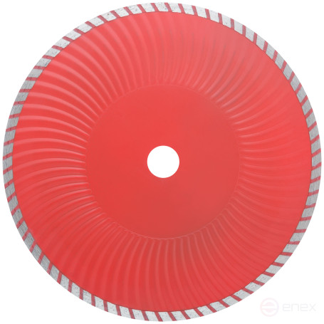 Diamond cutting disc "Turbo-wave" (dry and wet cutting) 230x2.8x7.5x22.2 mm