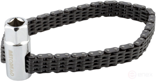Oil filter wrench (turnkey; double row chain; D=160mm) Avtodor 40760