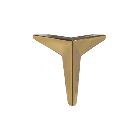 Опора меб. мет. HELLY h150 угловая браш.золото AKS