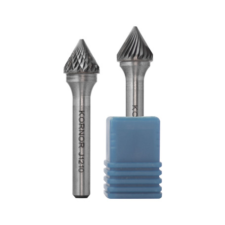 Борфреза KORNOR коническая 60°, 16 мм, двойная насечка