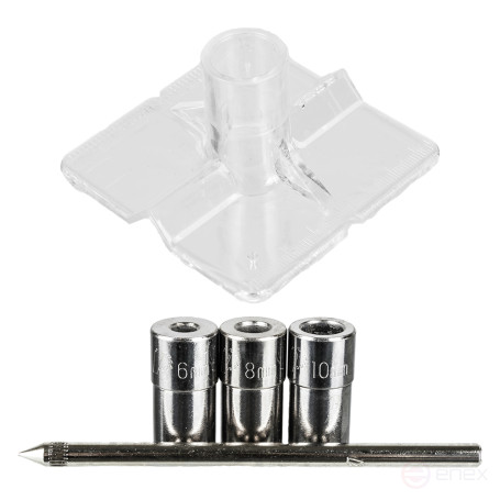 Drill guide PRACTICE for drills 6, 8, 10 mm, at right angles to the sheets, for D (775-334)