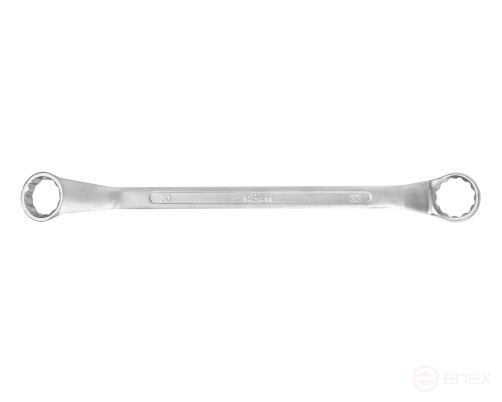 Ключ накидной двусторонний 30х32 хромирование HORTZ