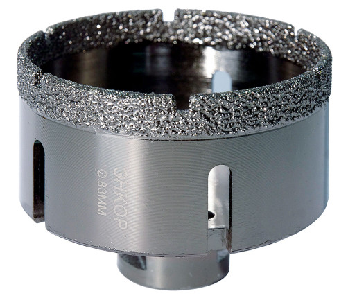 Diamond crown on porcelain stoneware D 83 mm for USM dry. res