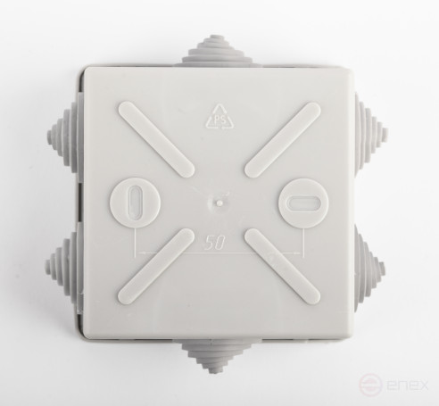 KUPR ERA Potential Equalization Box-85-85-40 gray 85x85x40mm, 6x9. 8 tire groups IP44
