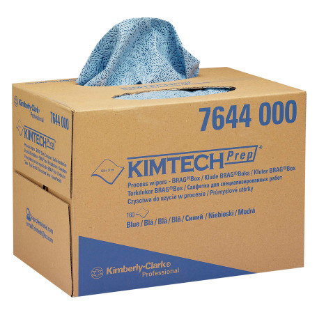 Kimtech® Wipes - BRAG™ Box Packaging / Blue (1 Box x 160 sheets)