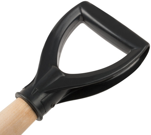 Bayonet shovel, stainless steel Pro, with wooden handle and V-handle 200x355x1420 mm