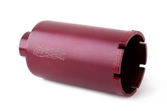 Сегментная алмазная коронка MESSER REDLINE по граниту диаметр 56 мм длина 100 мм