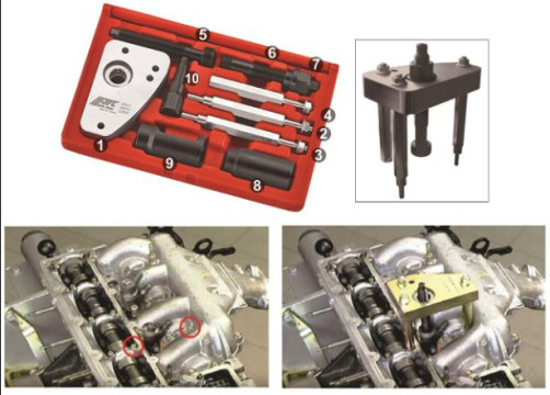 Набор для снятия форсунок типа PSA HDI 8 предметов в кейсе JTC