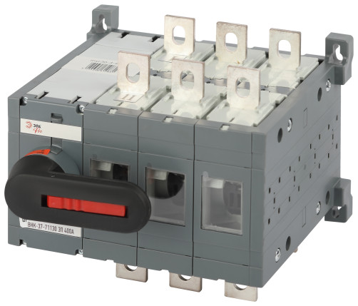 Выключатель-разъединитель ВНК-37-71130 ЭРА PRO mvr30-3-400E 3П 400А на 2 направления с фронтальной рукояткой управления