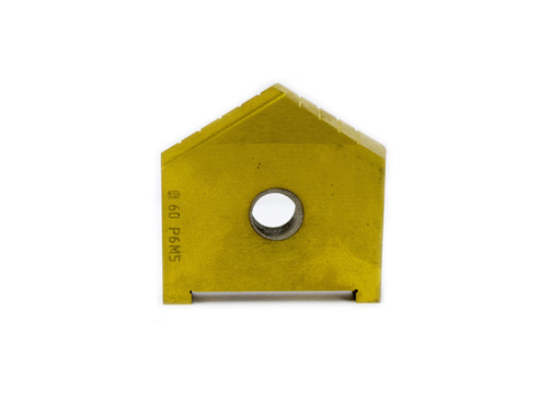 Drill bit 60 R6M5 for metal (plate) 2000-1245 GOST 25526-82 wear-resistant coating "Russian Tool" (RI)