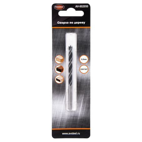 Wood drill bit 5.0 mm