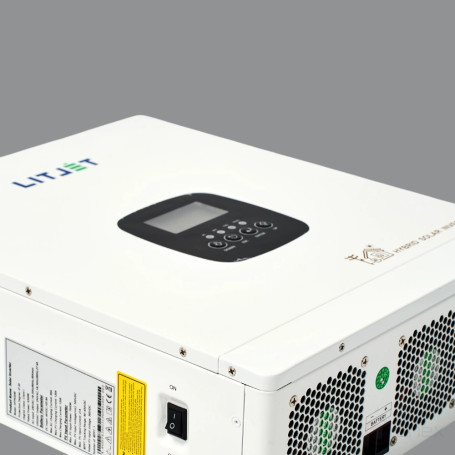 Инвертор гибридный однофазный солнечный ЛИТДЖЕТ 6,3 kW 230V/50Hz с ЖК-дисплеем