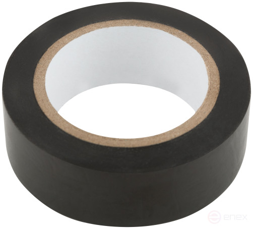 Изолента ПВХ самозатухающая 19 мм х 0,13 мм х 10 м (черная)
