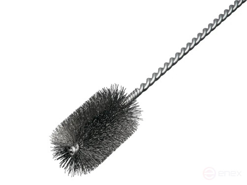 Щетка ерш IBZ с ручной петлей, 850*100 мм, диаметр 50 мм, стальная гофрированная проволока STA 0,30 мм, хвостовик 3,4 мм