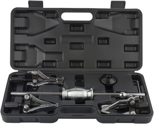 Набор съемников подшипников захватного типа с обратным молотком 5 пр. (15-80 мм) АвтоDело 44605