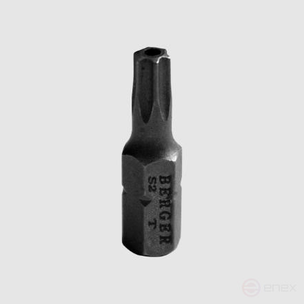 Биты магнитные TORX c отверстием T40Hx25мм, 2 шт., S2 BERGER BG2395