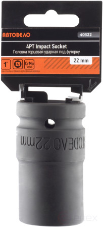 Головка торцевая ударная *22 (DR1"; под футорку) (АвтоDело) 40322