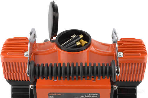 12V two-piston autocompressor (10.5 ATM 75L/MIN) Avtodor PRO 44440