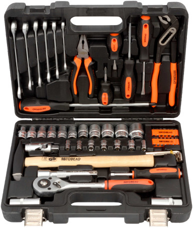 Tool Set 59pr. 1/2" DR 1/4"DR Avtodor (39859)