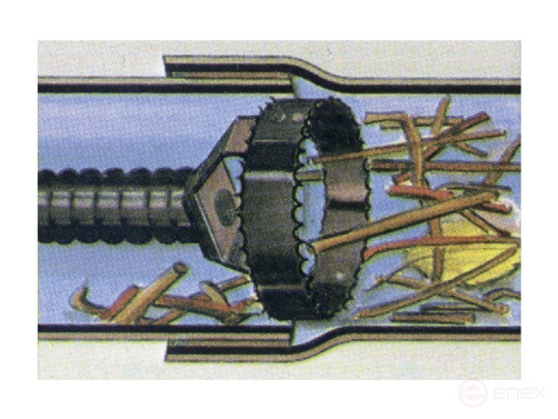 Корнерез с муфтой 32 мм / диаметр насадки 65 мм