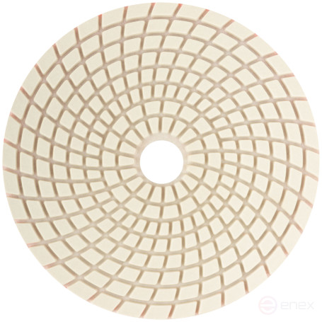 Алмазный гибкий шлифовальный круг АГШК (липучка), влажное шлифование, 125 мм, Р 400