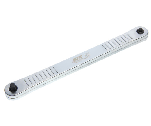 Удлинитель трещотки для труднодоступных мест с адаптерами 1/4, 3/8" L=340мм JTC