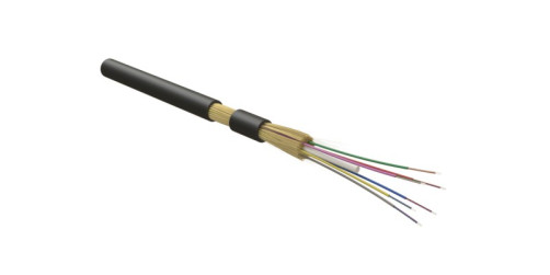 FO-MB-IN/OUT-62-36- LSZH-BK Fiber optic cable 62.5/125 (OM1) multimode, 36 fibers, gel-free microtubules 1.1 mm (micro bundle), internal/external, LSZH, ng(A)-HF, -40°C – +70°C, black