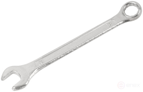 Ключ комбинированный, цинковое покрытие 10 мм